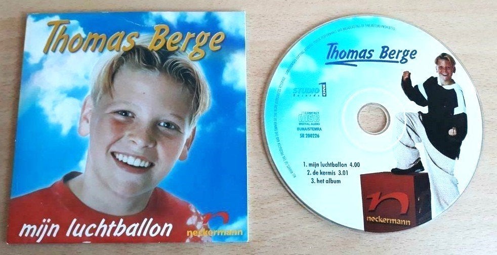Thomas Berge - Mijn Luchtballon (CD-Single) Nieuw, Ophalen of Verzenden, Levenslied of Smartlap, Single, Nieuw in verpakking