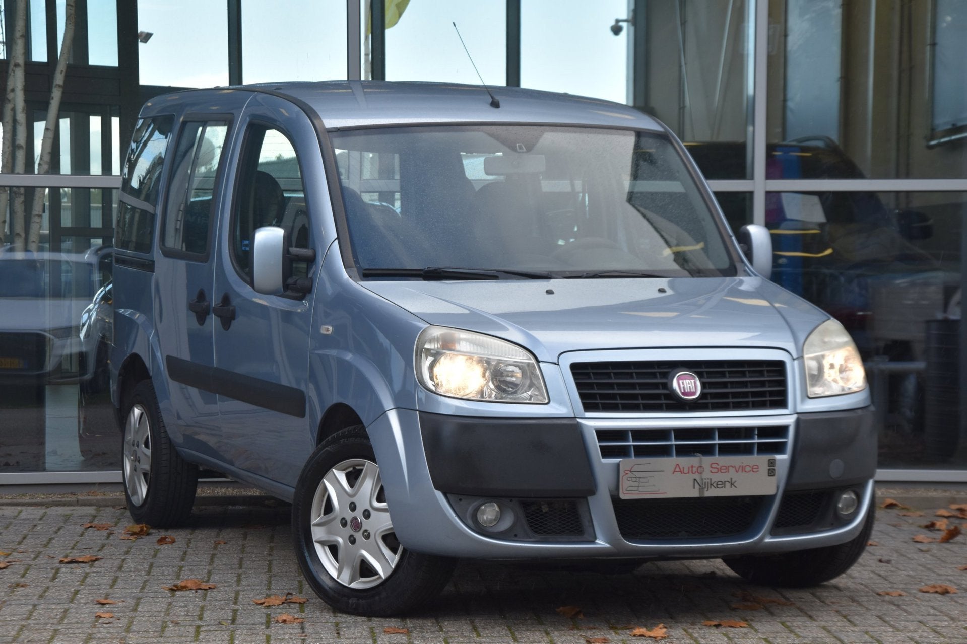 Fiat Doblò 1.4 Dynamic | 5 Persoons | Airco | Cruise | Trek, Stof, Gebruikt, 4 cilinders, Blauw