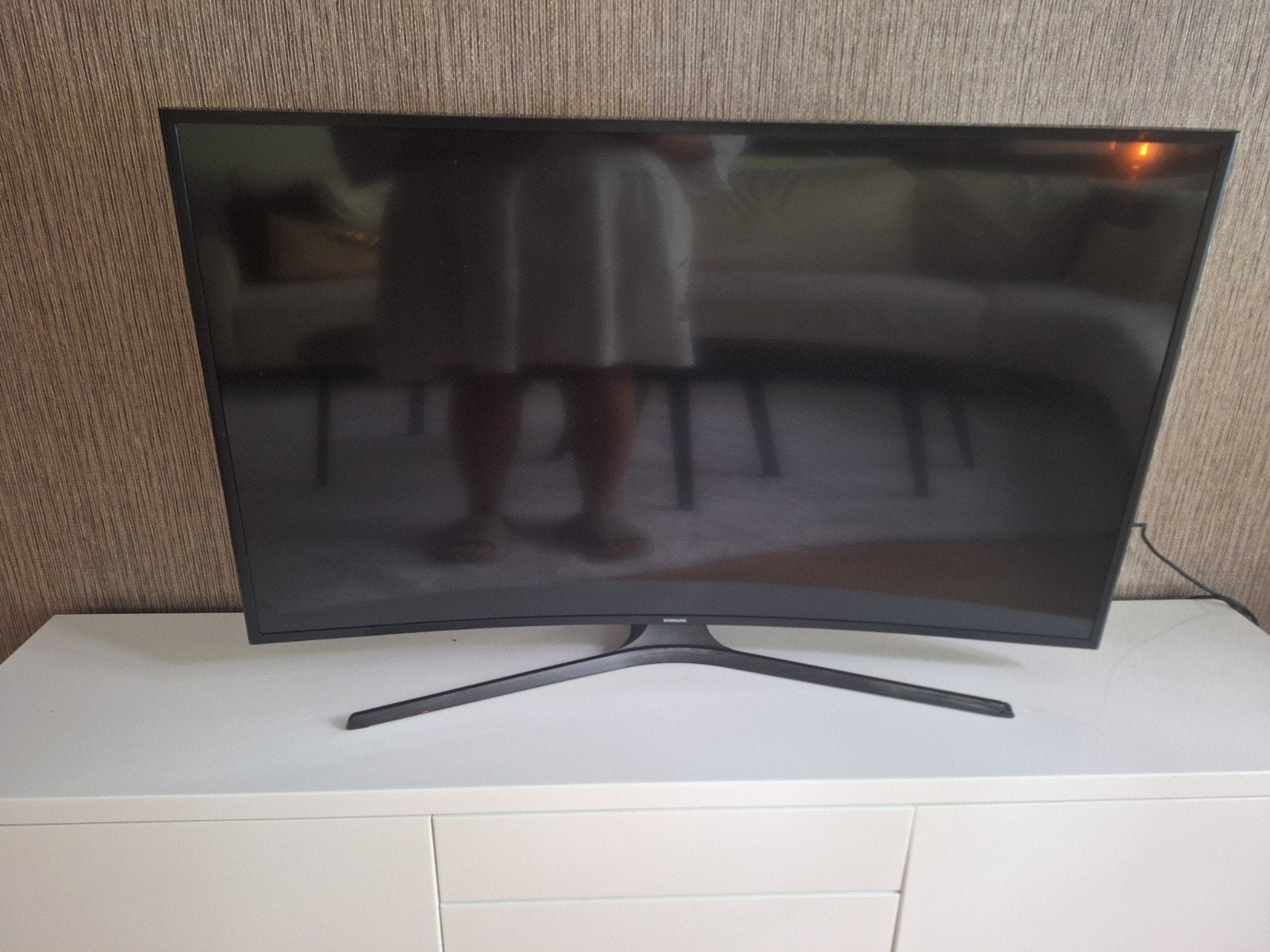 Samsung 49 inch Curved 4K Smart TV (UE49KU6100), Audio, Tv en Foto, Televisies, Ophalen, 50 Hz, Samsung, 100 cm of meer