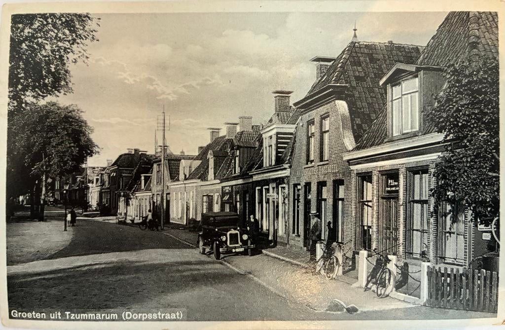 Ansichtkaart Tzummarum, Ophalen of Verzenden, 1920 tot 1940, Gelopen, Friesland