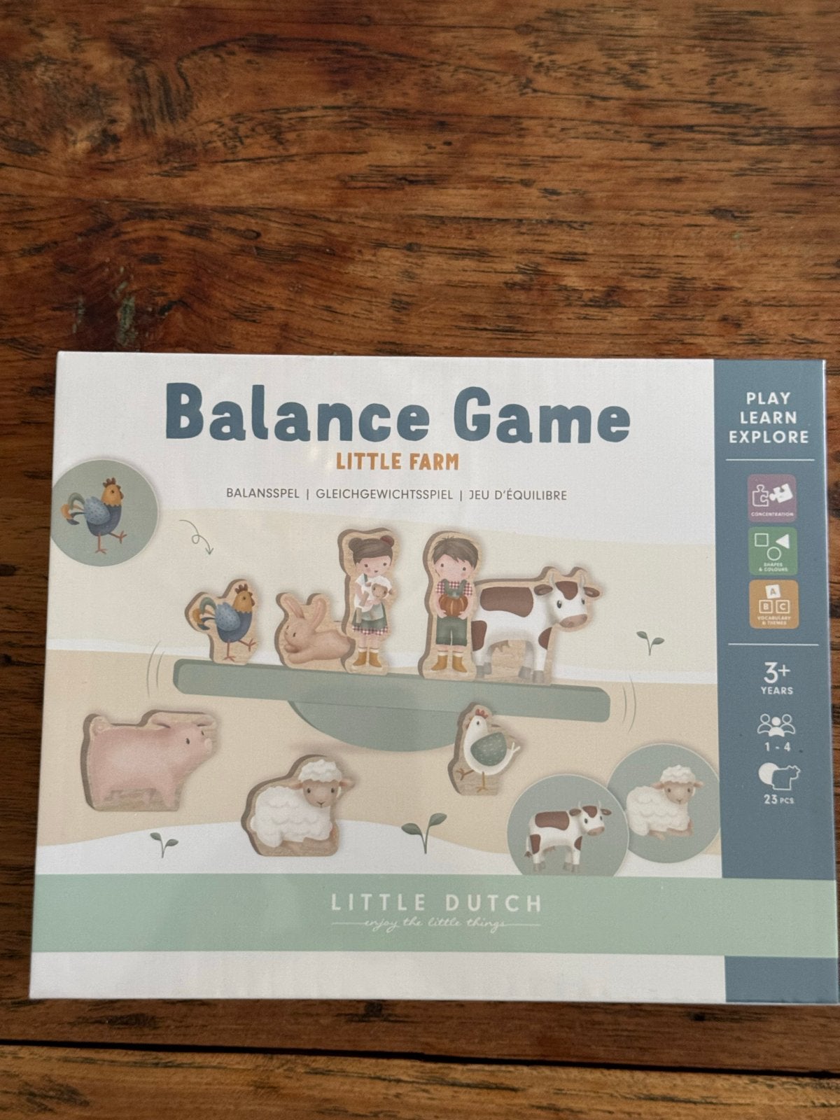 Little Dutch Balance Game Little Farm Balansspel, Ophalen, Zo goed als nieuw, Overige typen