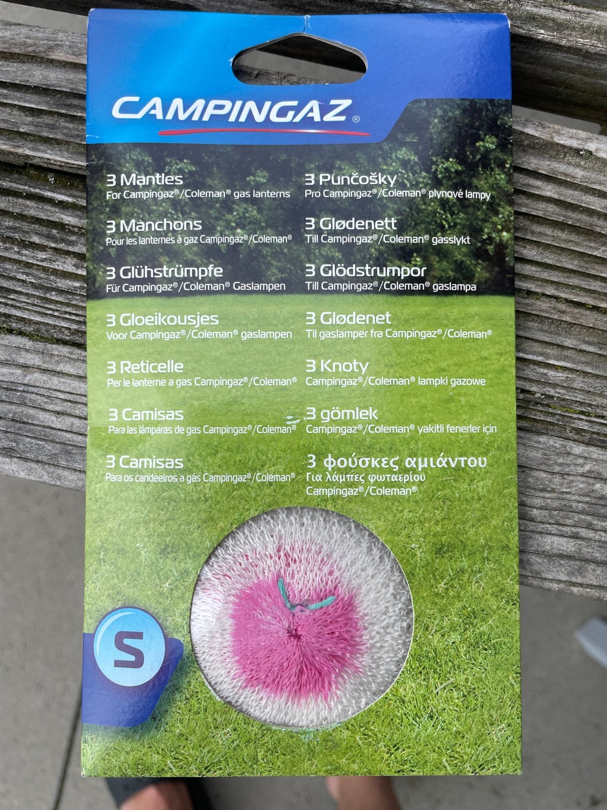 Campingaz Camping 206L gaslamp met gloeikousjes, Ophalen, Zo goed als nieuw