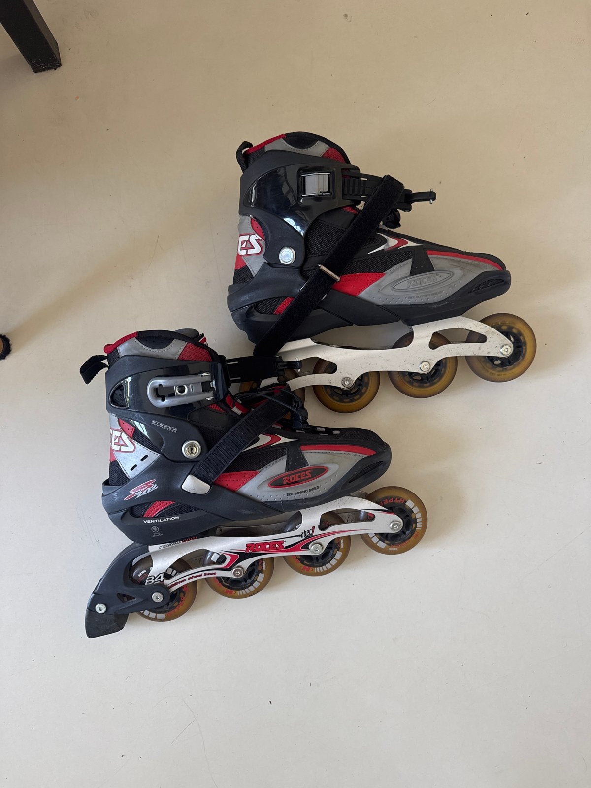 Roces S202 Skeelers  maat 44 - Zeer goed, weinig gebruikt, Ophalen, Zo goed als nieuw, Inline skates 4 wielen, Heren
