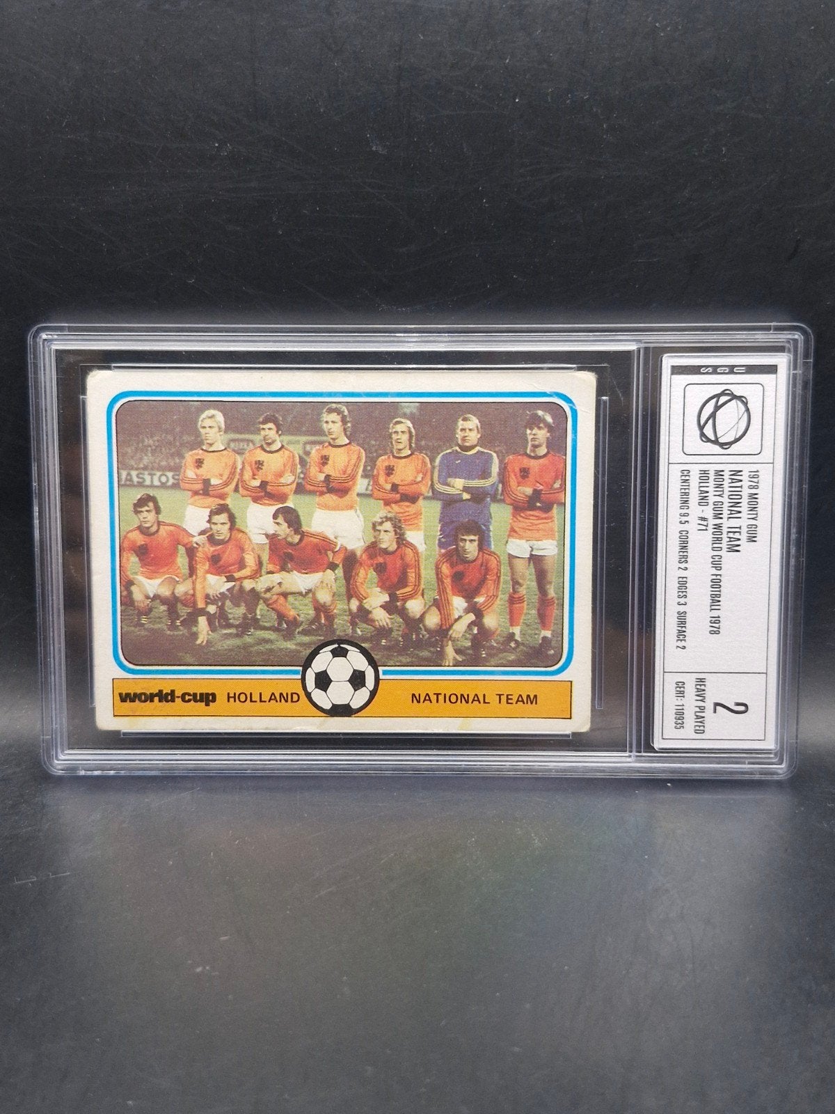 World cup football 1978 holland gum met johan cruijff ugs 2, Verzenden, Zo goed als nieuw, Overige binnenlandse clubs, Poster, Plaatje of Sticker