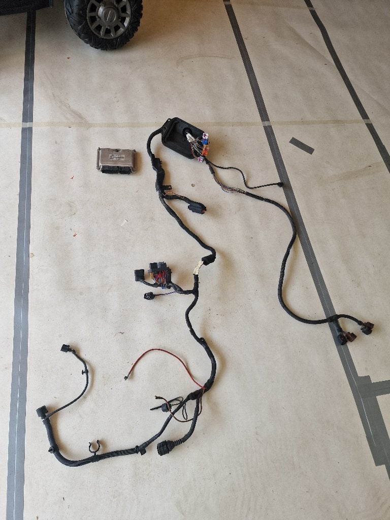 Motorkabelboom r32 en ecu bub motor, Ophalen, Audi