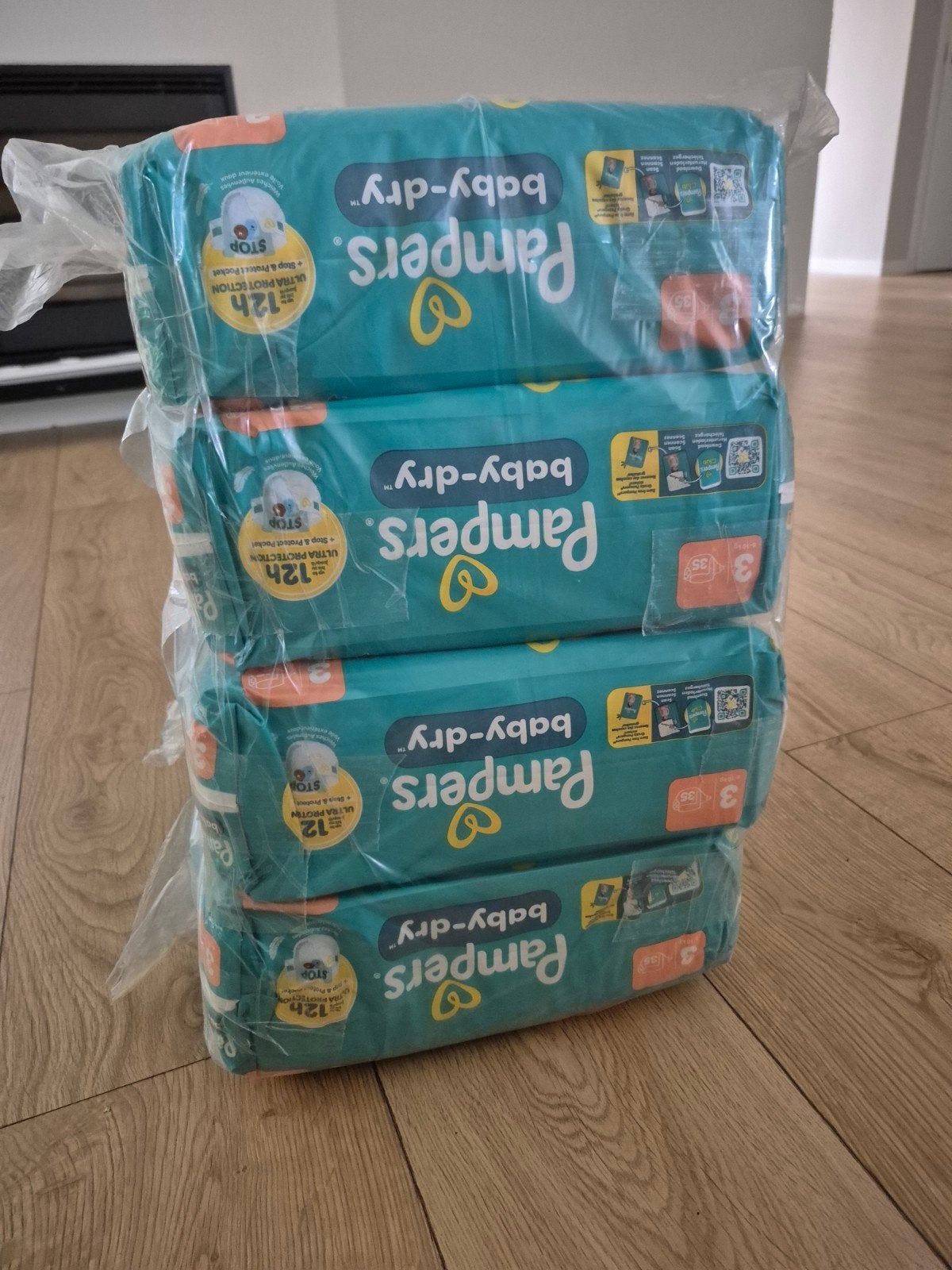 Pampers Baby-Dry Luiers Maat 3 (4-9 kg) - 6 Pakken, Ophalen, Nieuw