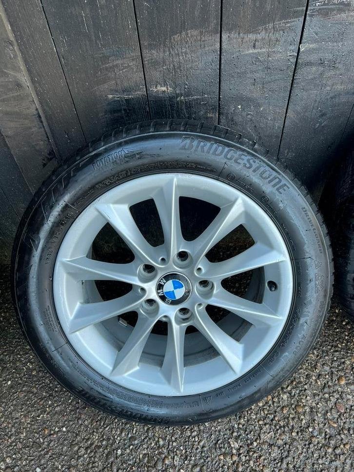 Originele BMW 1 2 serie velgen style 411 16? 5x120 allseason, Auto-onderdelen, Niet ingevuld, Gebruikt, 16 inch, Banden en Velgen