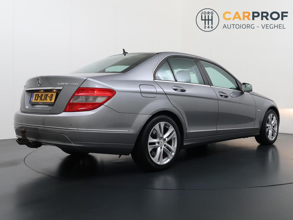 Mercedes-Benz C-klasse 200 K Elegance Trekhaak | LMV | Autom, Automaat, Zwart, 4 cilinders, 184 pk