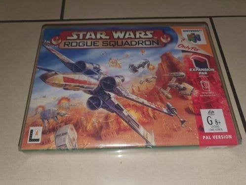 Star Wars Rogue Sqaudron N64 Game Case, Spelcomputers en Games, Games | Nintendo 64, Zo goed als nieuw, Avontuur en Actie, 1 speler