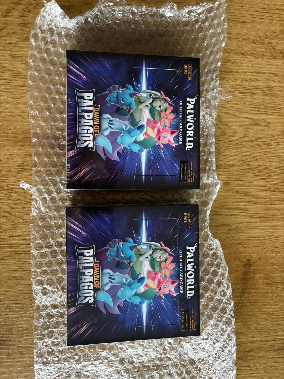 Palworld 1st edition boosterboxen. Misprint Palword, Hobby en Vrije tijd, Verzamelkaartspellen | Pokémon, Ophalen of Verzenden