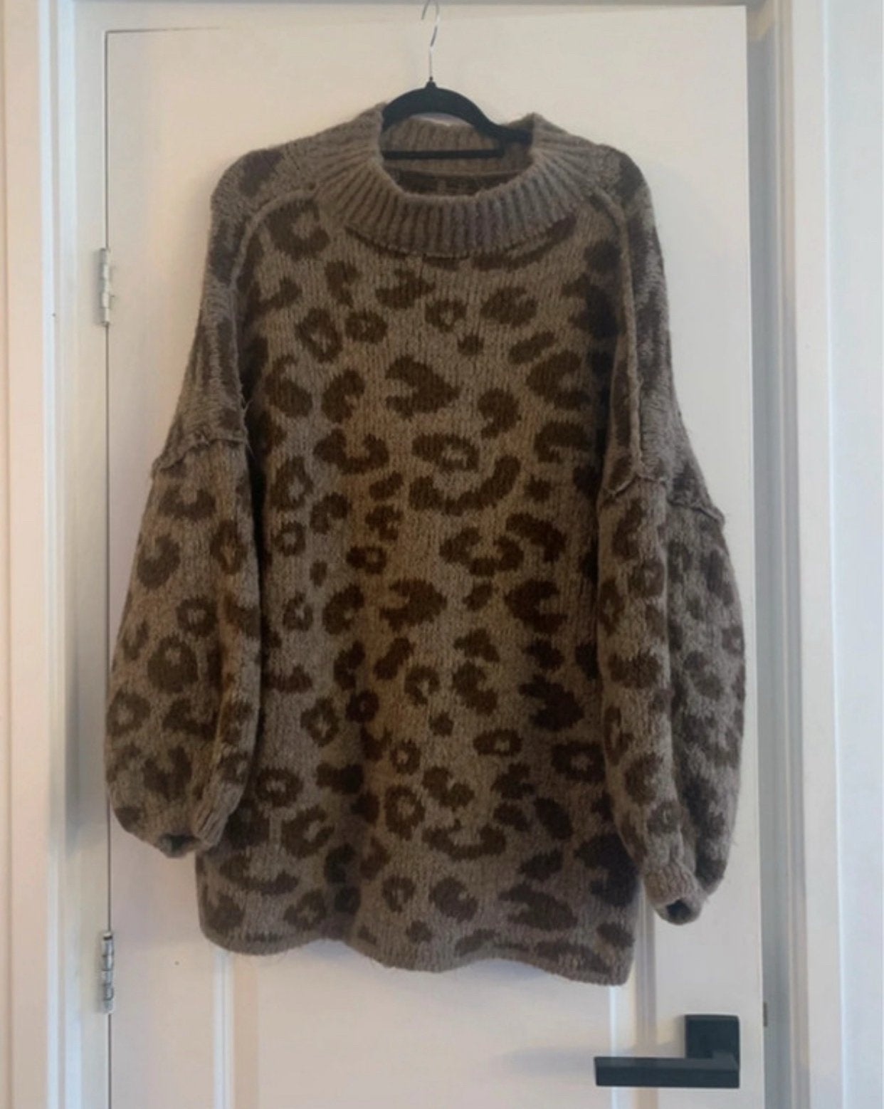 Panter knit trui, Ophalen of Verzenden, Zo goed als nieuw, Bruin, Trui of Vest