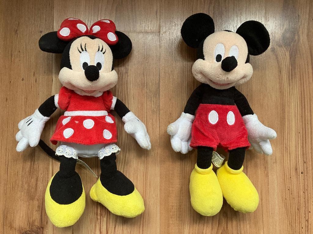 Mickey & Minnie Mouse knuffel, Ophalen of Verzenden, Mickey Mouse, Zo goed als nieuw, Knuffel