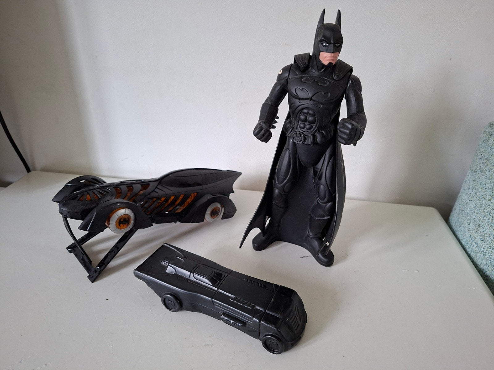 Vintage Batman actiefiguren en Batmobiles zeep badschuim set, Verzamelen, Ophalen of Verzenden, Gebruikt, Film, Overige typen