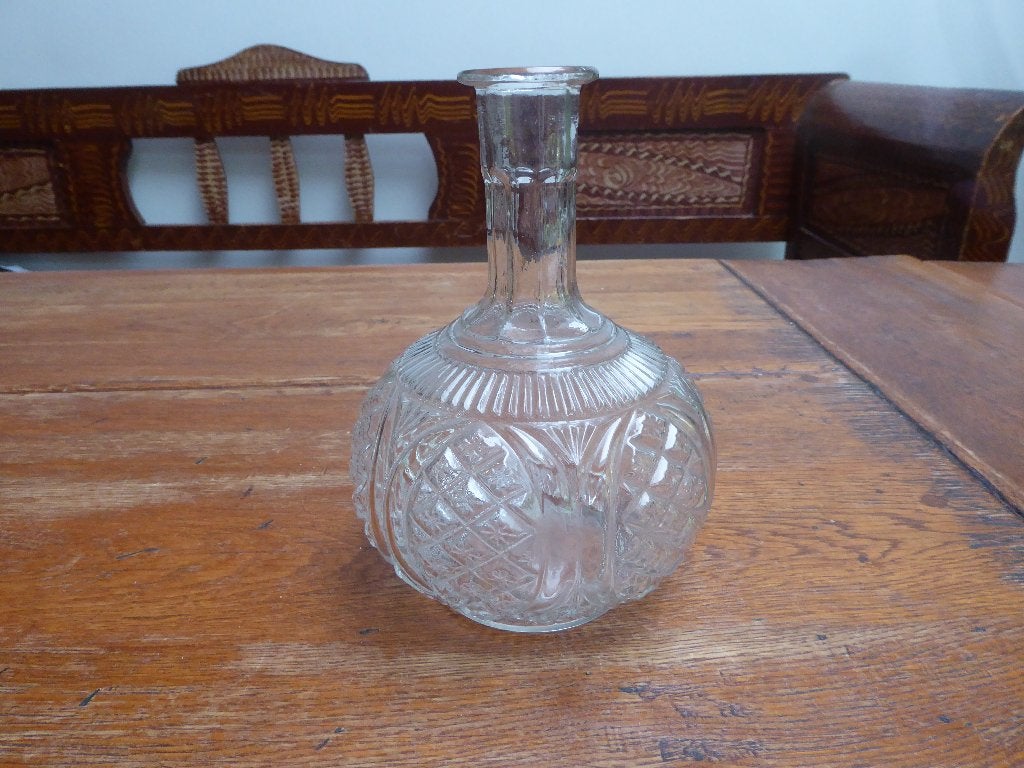 Art deco persglazen karaf, Ophalen of Verzenden