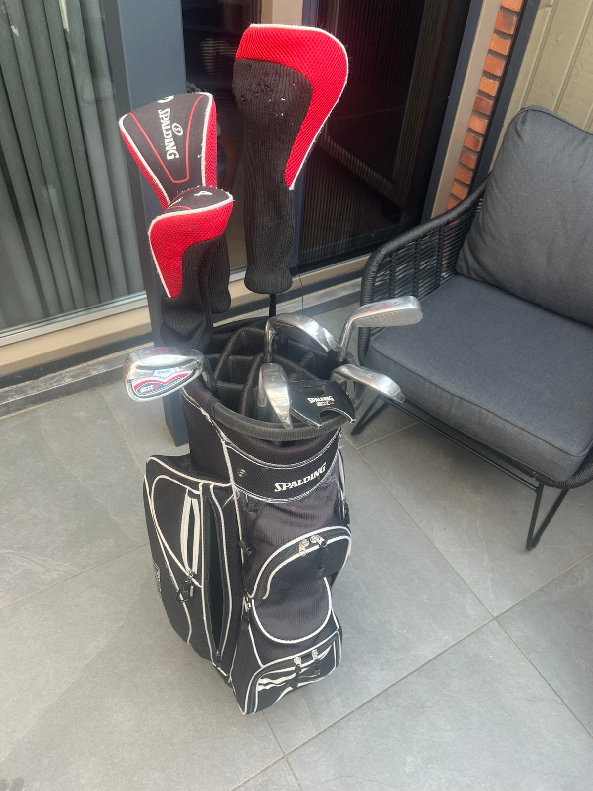 Golfset Spalding Heren rechts, Ophalen, Gebruikt, Set