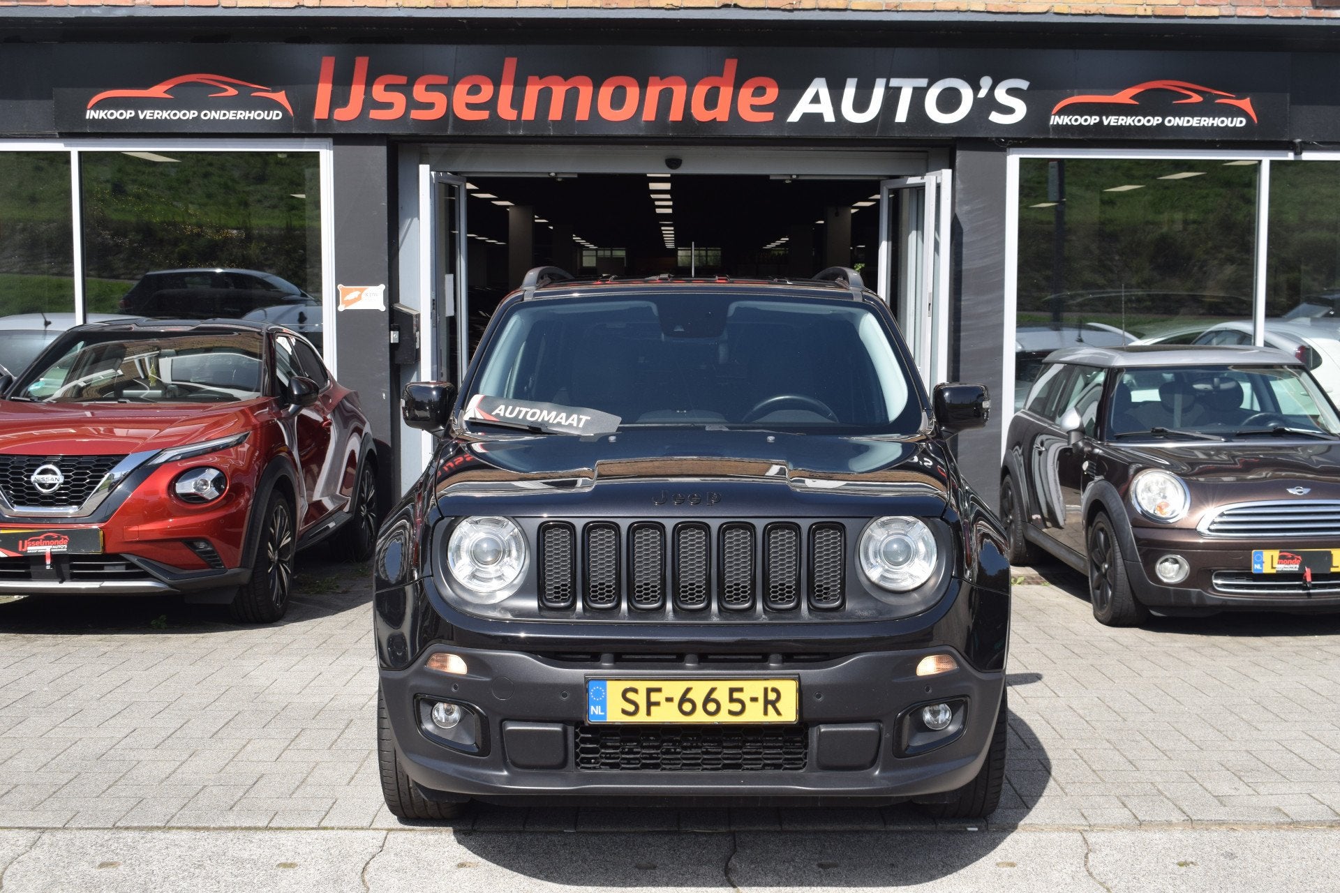 Jeep Renegade 1.4 MultiAir Limited Automaat NAP Apple Carpla, Auto's, Jeep, Stof, Gebruikt, 4 cilinders, Parkeersensor