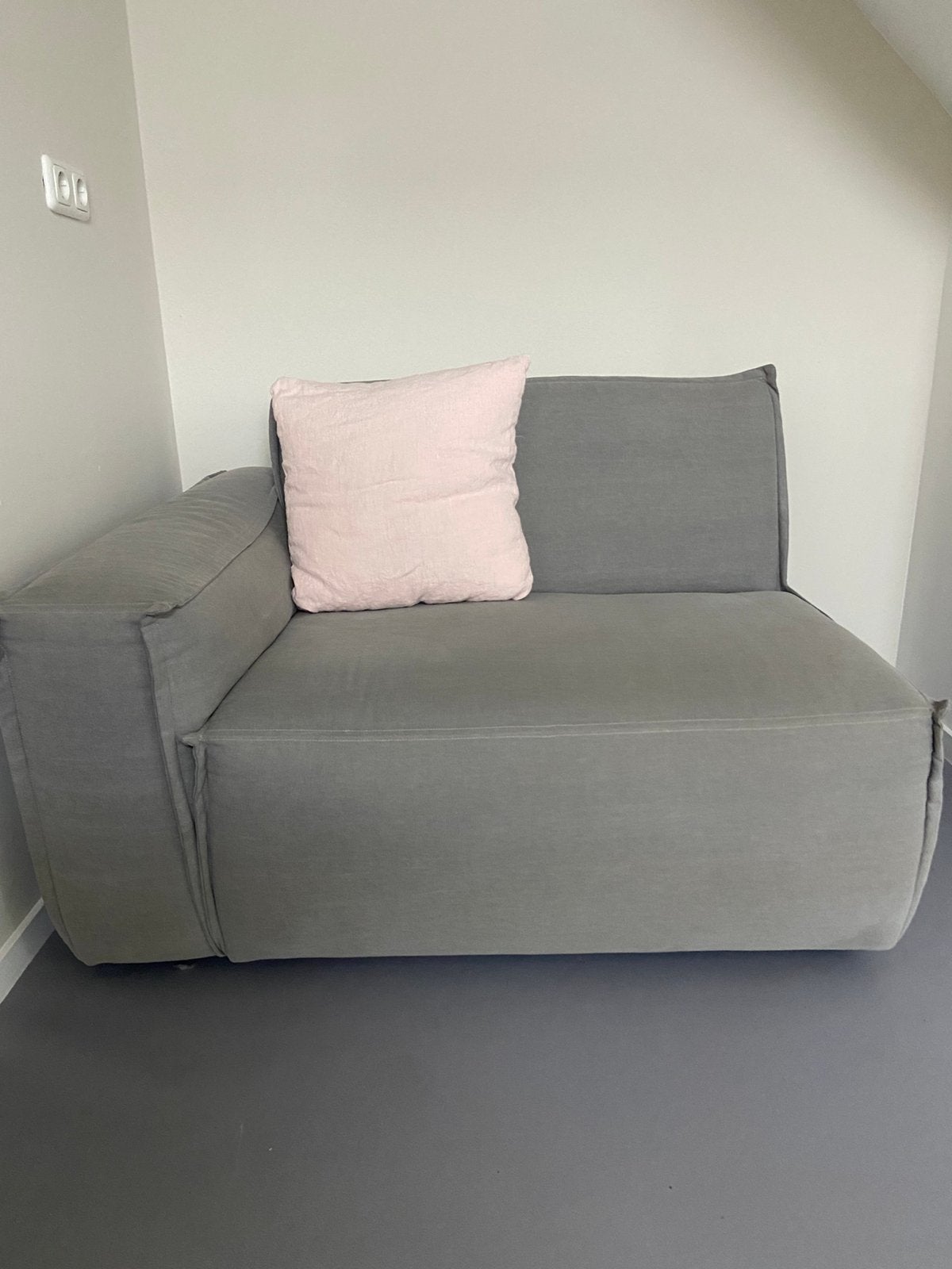 Elementen bank grijs, Ophalen, Gebruikt, 75 tot 100 cm