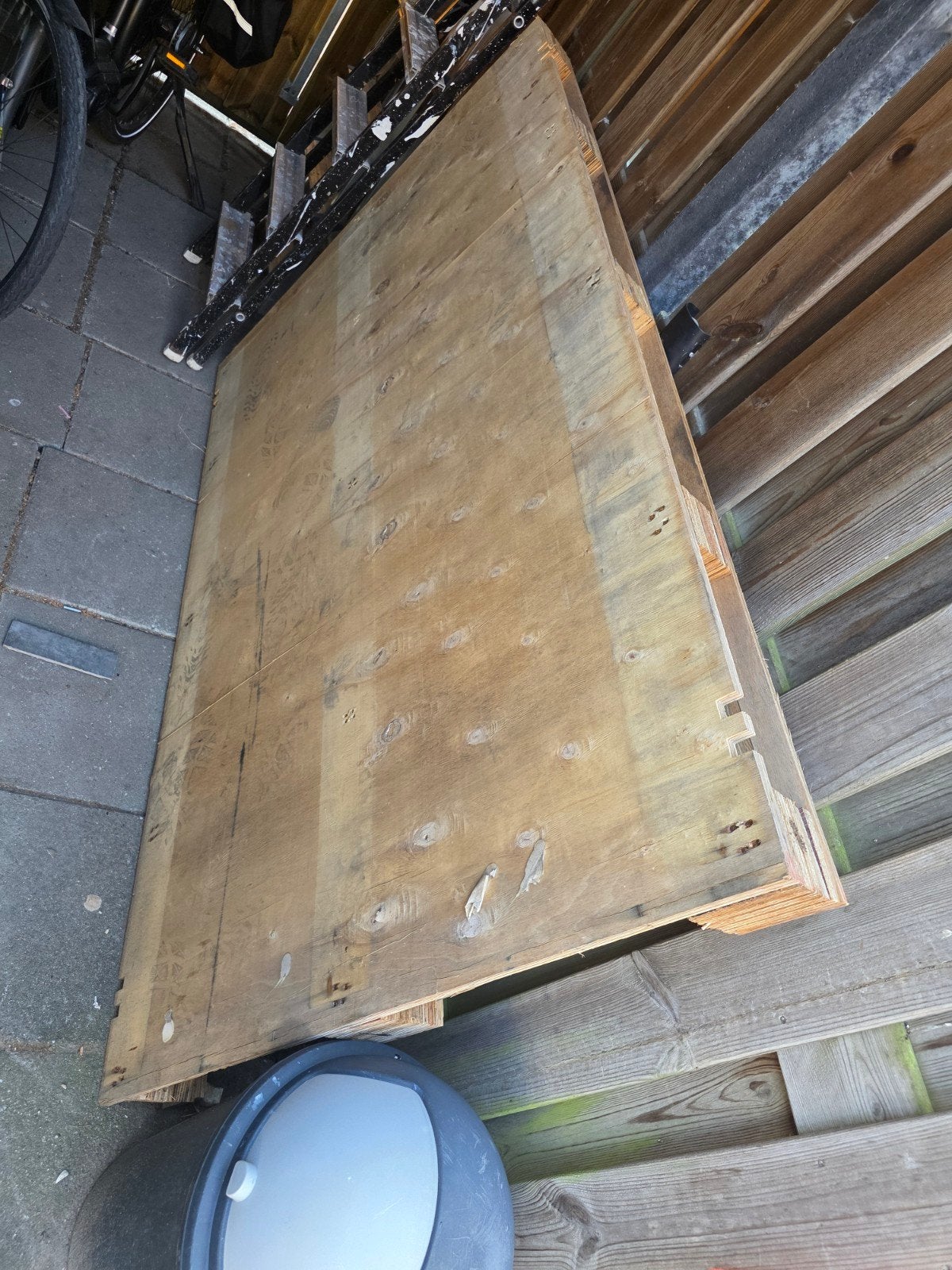 Gebruikte houten pallet - gratis, Ophalen, Gebruikt, 200 tot 250 cm, 50 mm of meer