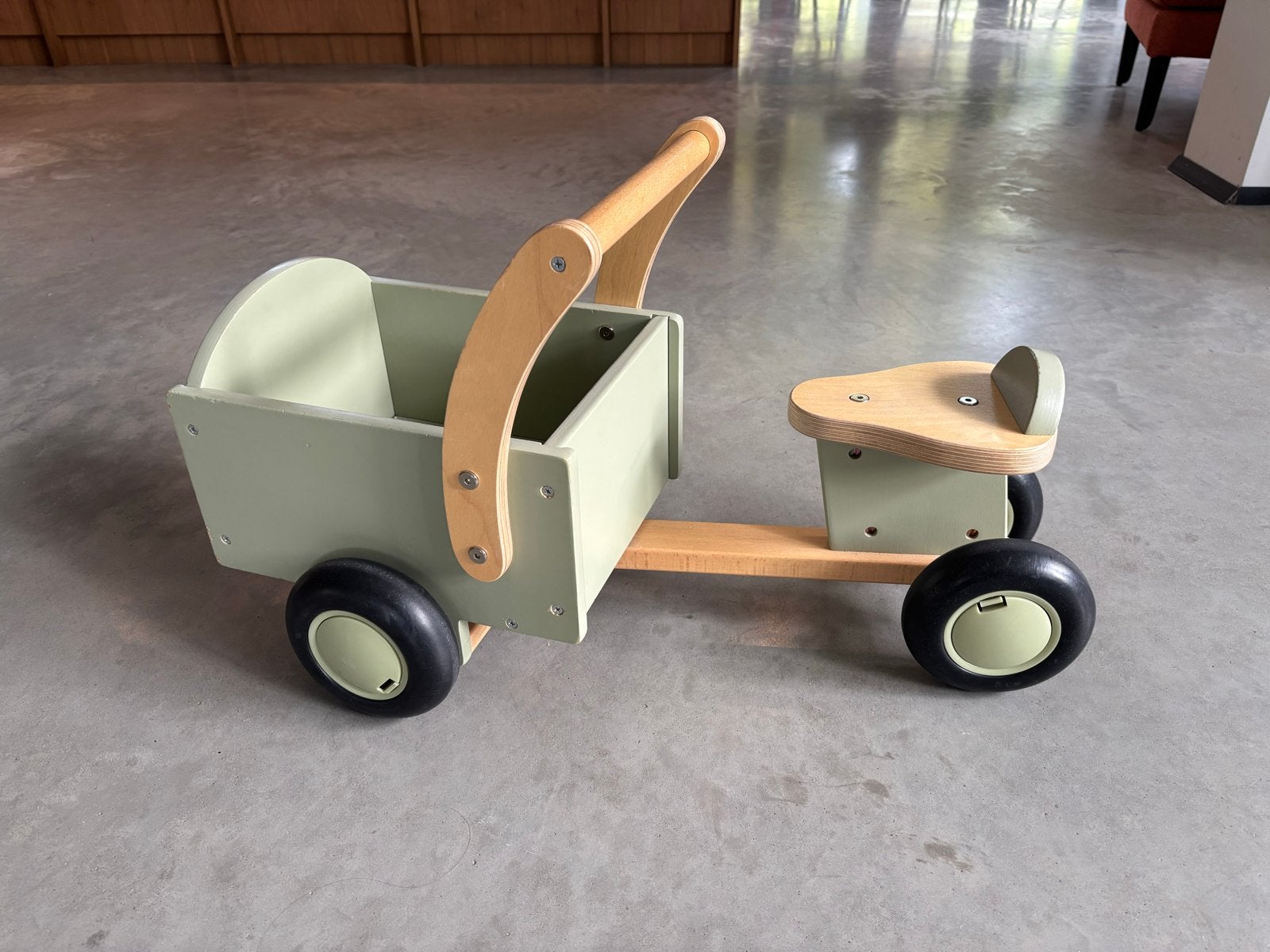 Bandits and Angels Houten Loopwagen/Loopfiets - Zo goed als, Ophalen, Zo goed als nieuw, Loopfiets