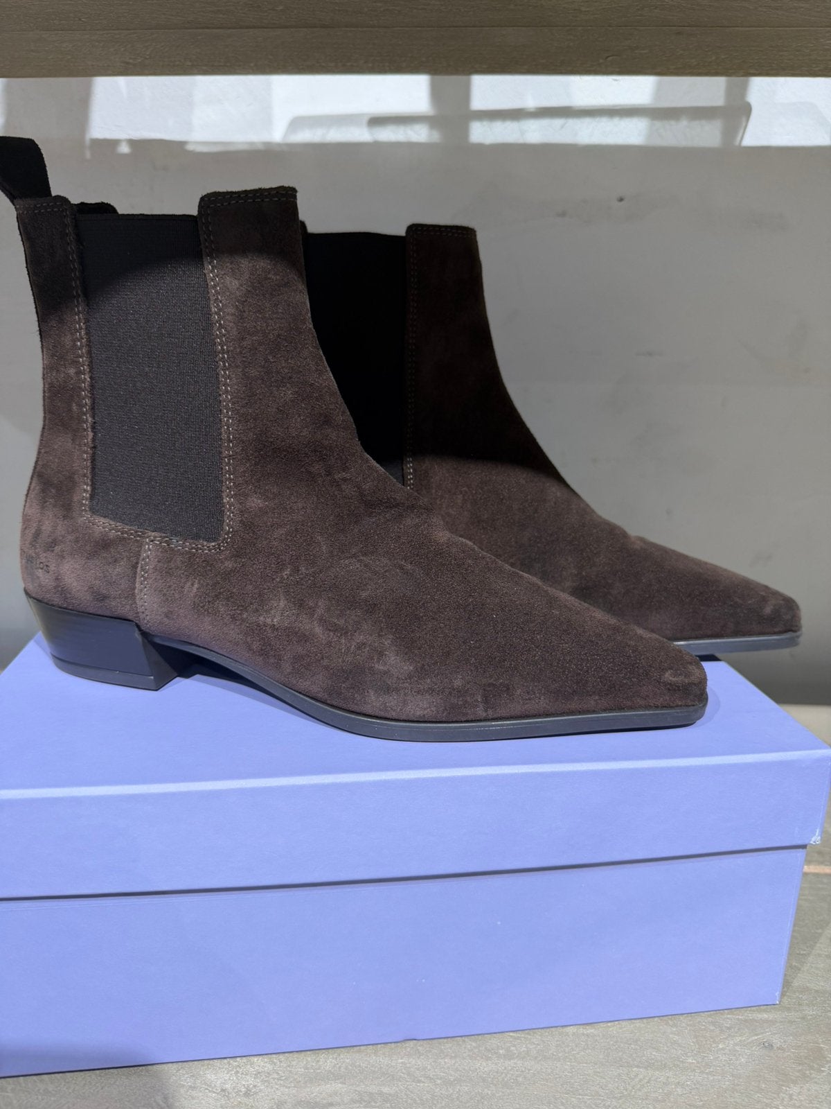 Nieuwe Copenhagen Studios suede ankle boots 39, Verzenden, Nieuw, Bruin