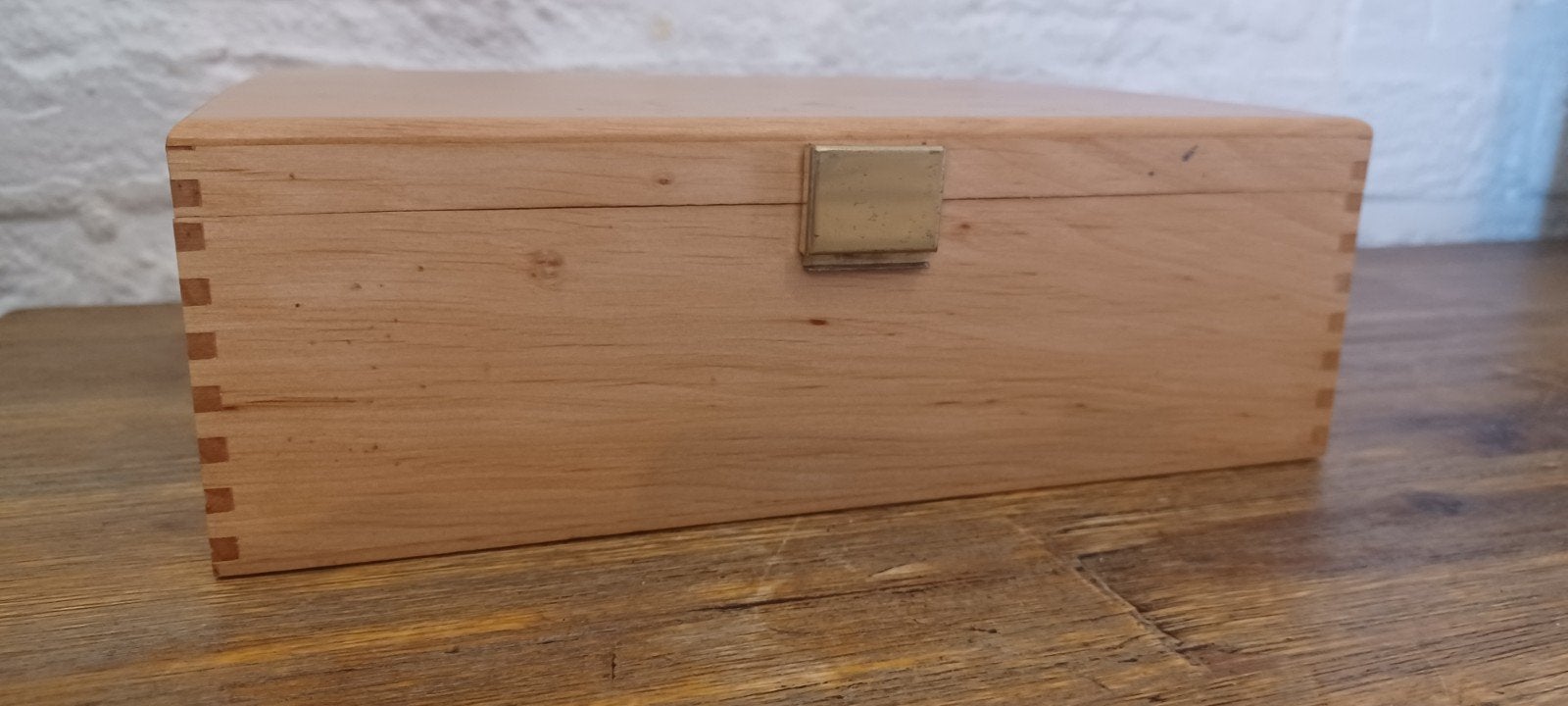 Theedoos houten 6 vaks van de Spar, Ophalen of Verzenden, Opbergdoos