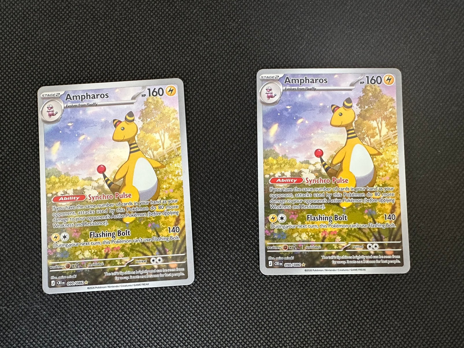 Ampharos (CRI 090) Chaos Rising, Ophalen of Verzenden, Nieuw