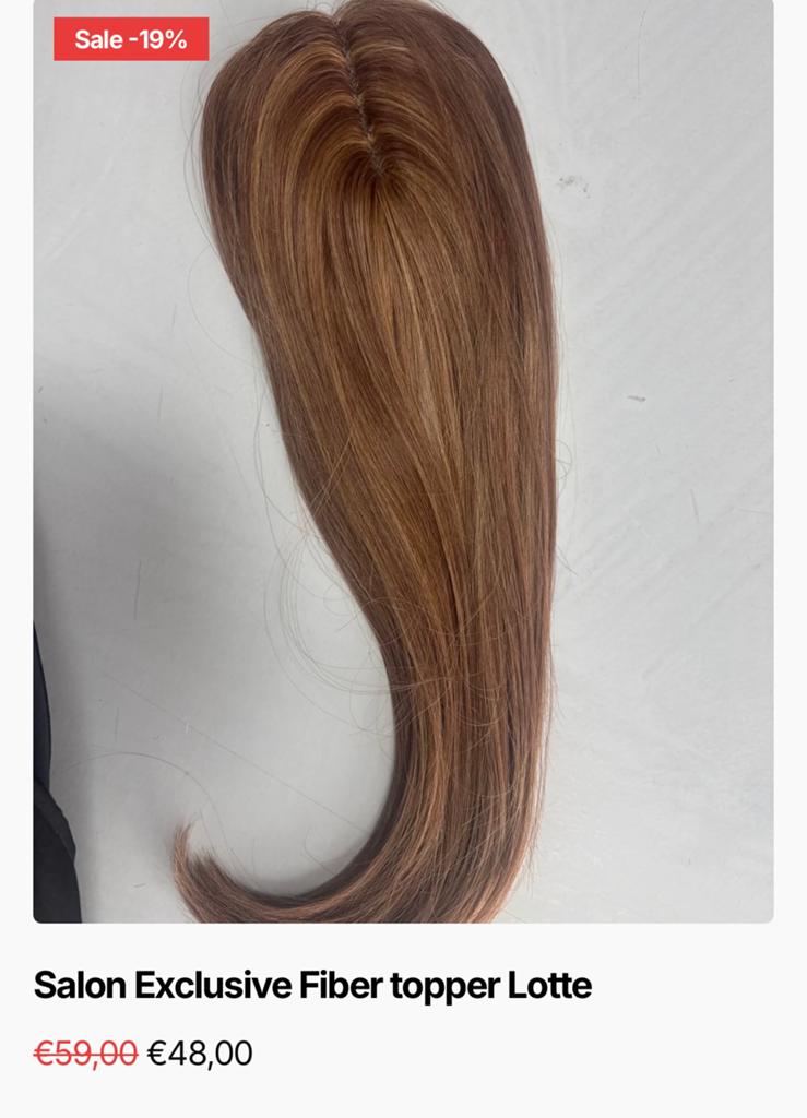 Haar Topper Hairtopper Hair Extensions Bruin nieuw New, Ophalen of Verzenden, Nieuw, Pruik of Haarverlenging