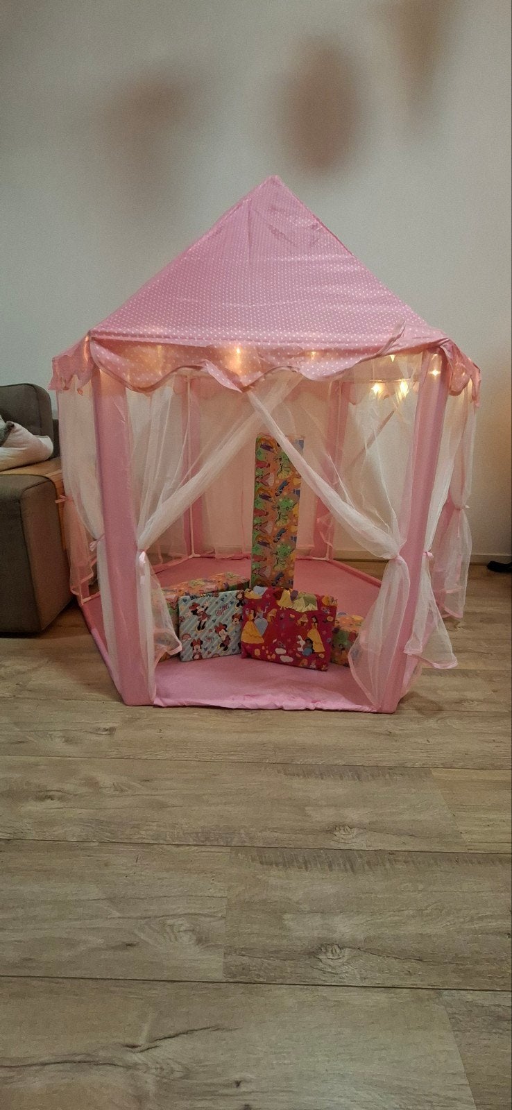 Prinsessen speeltent roze voor kinderen, Ophalen, Nieuw, Kunststof
