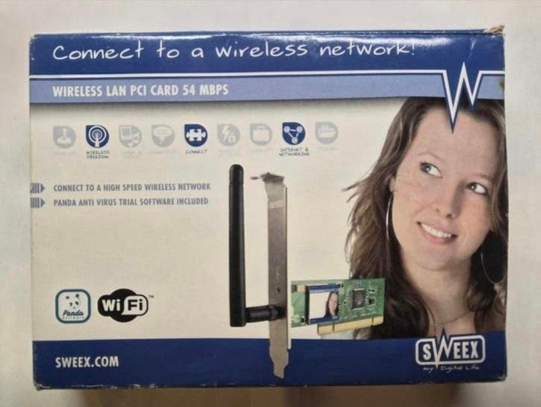 Sweex LW057v2 Draadloze PCI Netwerkkaart 54Mbps, Ophalen of Verzenden, Nieuw, Intern, Sweex