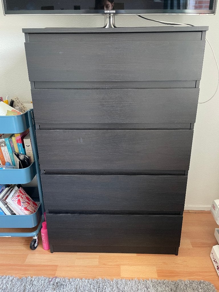 Wooden Drawer, Ophalen, 5 laden of meer, 100 tot 150 cm, 50 tot 100 cm
