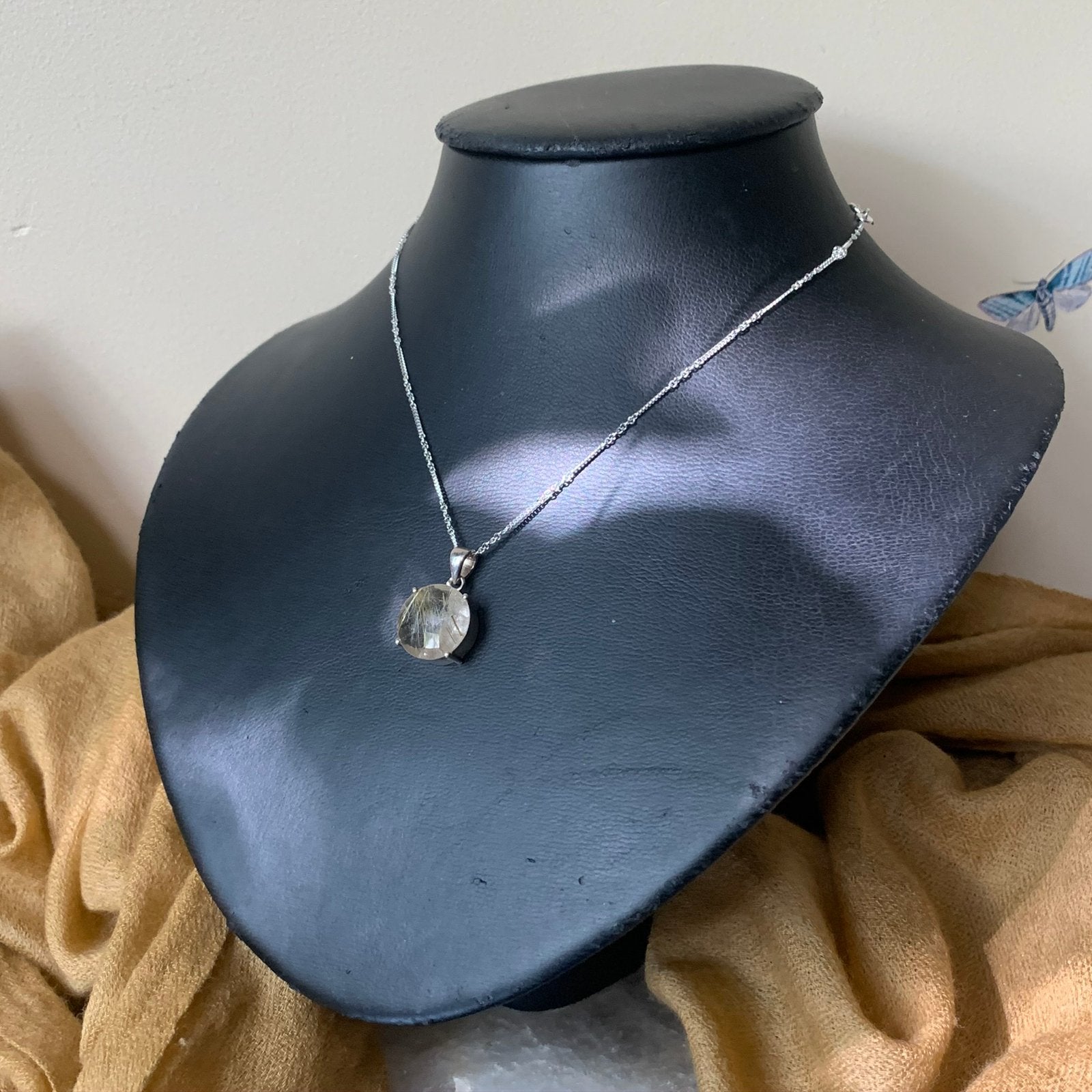 Rutielkwarts hanger beschermt geluk aura straling vreugde, Sieraden, Tassen en Uiterlijk, Magnolia11, Nieuw, Ophalen of Verzenden