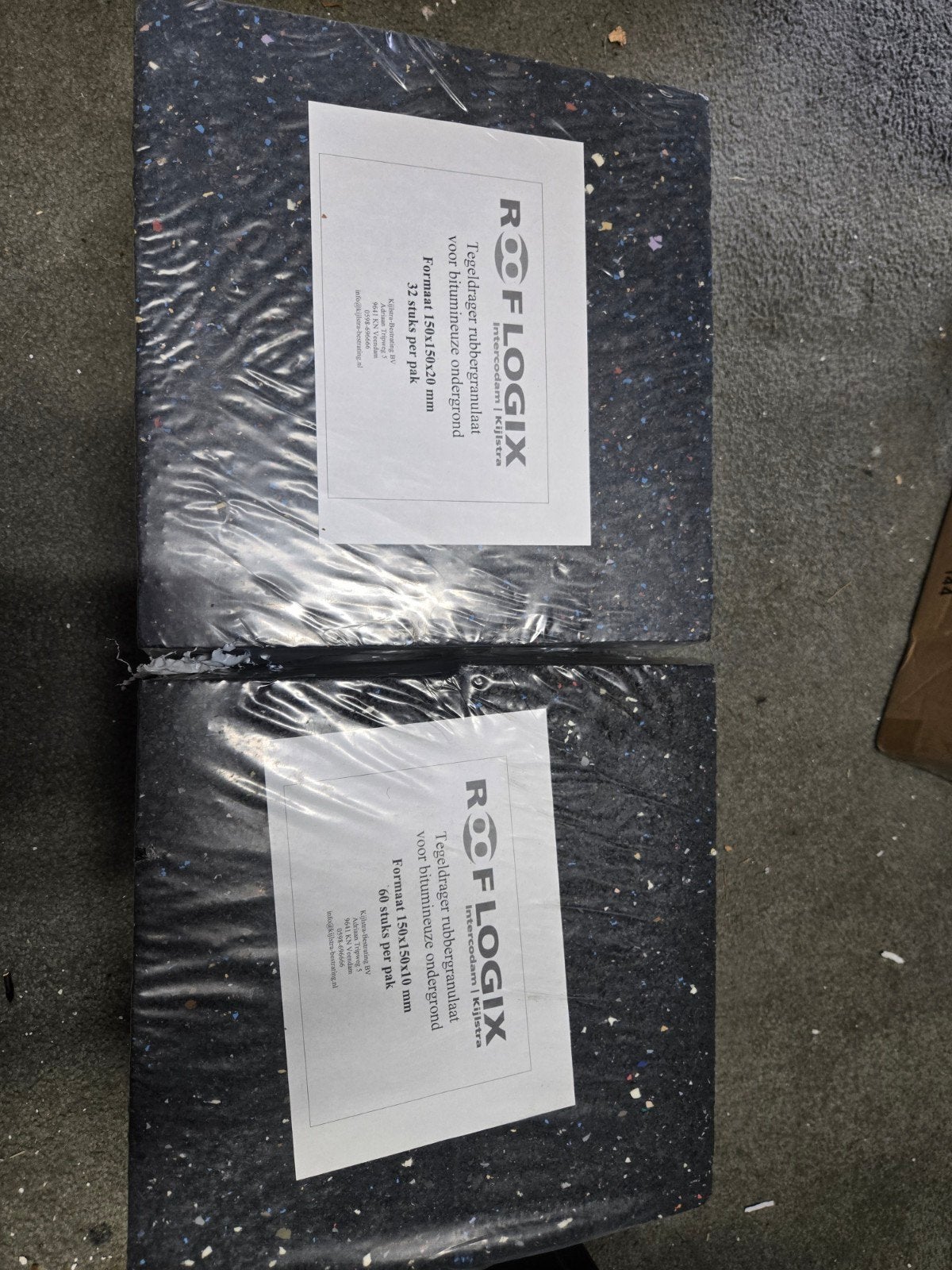 Tegeldrager / Rubbergranulaat, Ophalen of Verzenden, Nieuw