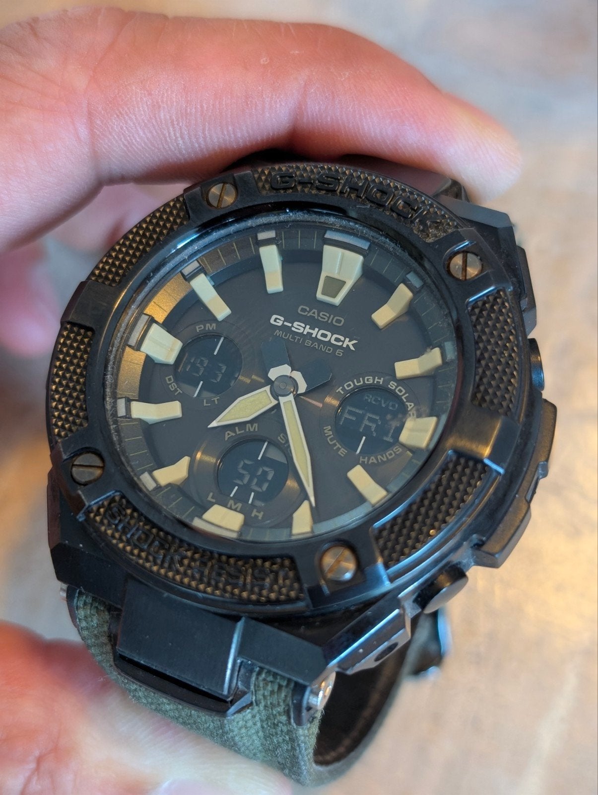 Casio G-Shock G-Steel GST-W130BC-1A3ER - Zo goed als nieuw, Sieraden, Tassen en Uiterlijk, Horloges | Heren, Casio, Staal, Polshorloge
