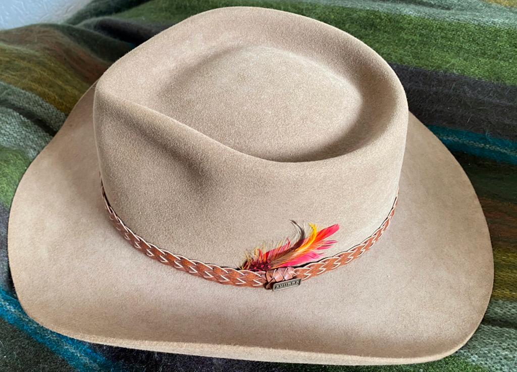 Originele Akubra hoed uit Australië - Maat 61, Ophalen of Verzenden, Zo goed als nieuw, 60 cm (XL, 7½ inch) of meer, Hoed