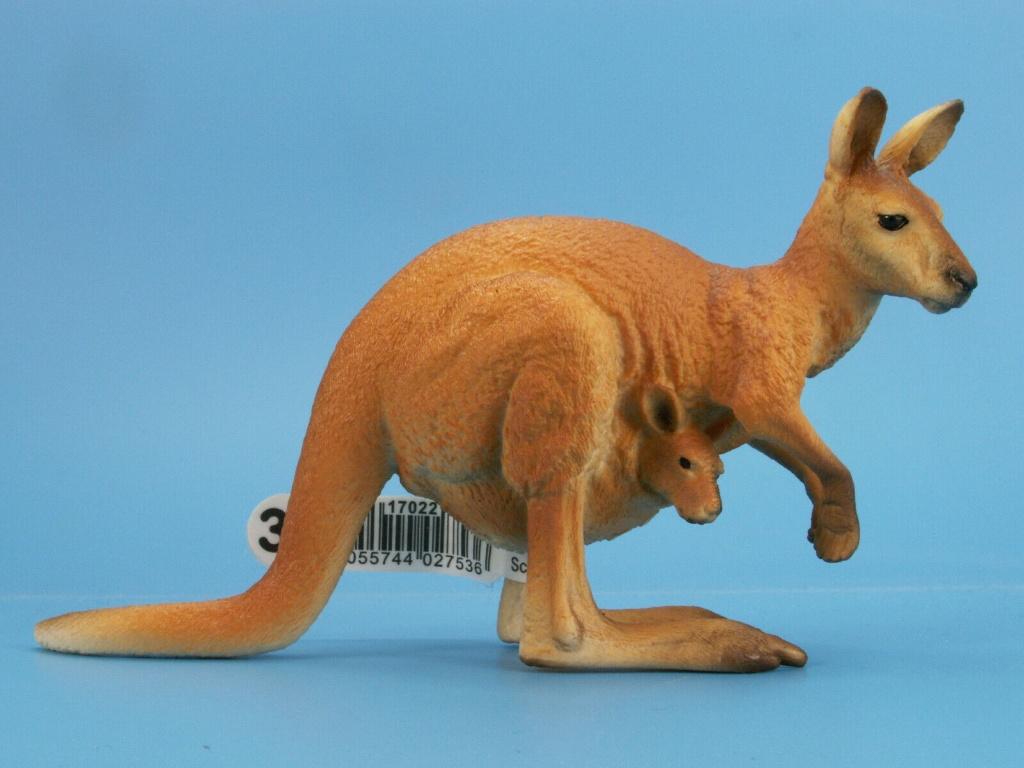 Schleich 17022 kangoeroe, dierfiguur, Verzamelen, Dierenverzamelingen, Ophalen of Verzenden, Zo goed als nieuw, Overige soorten