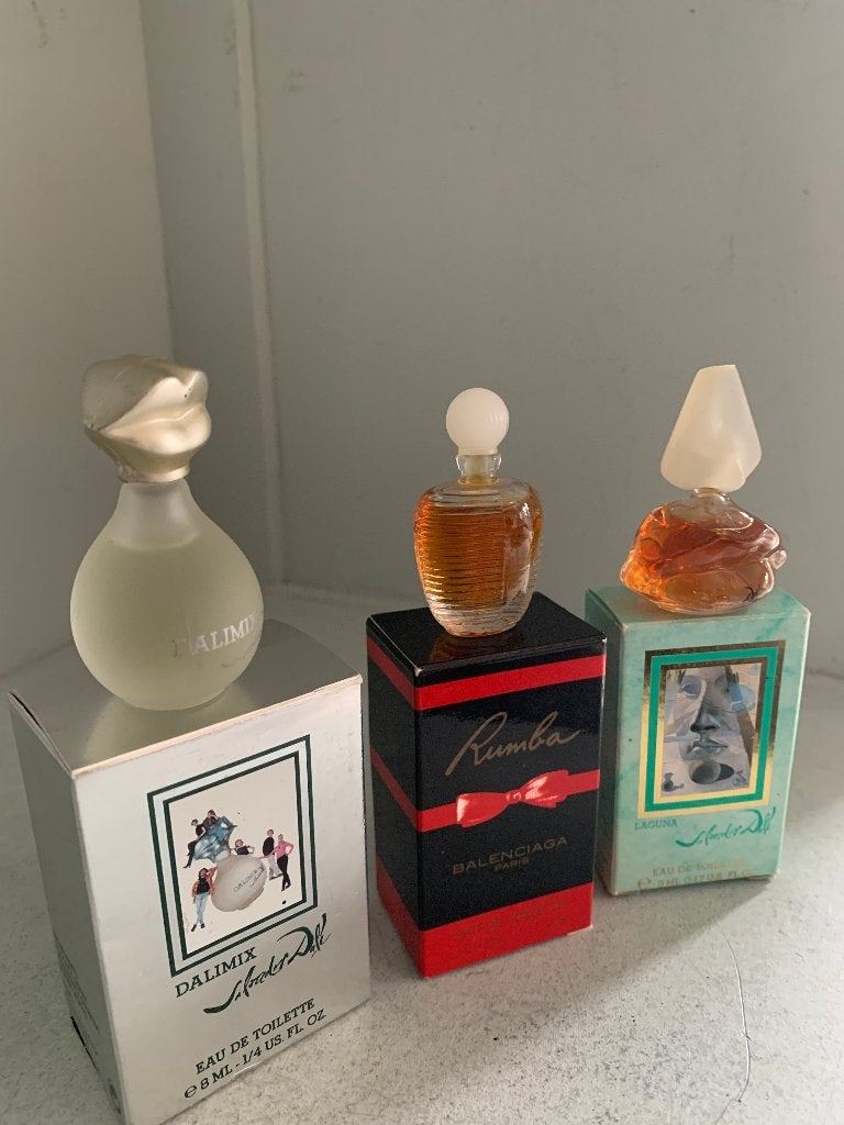 Vintage parfum miniaturen: Dalimix, Rumba, Laguna, Sieraden, Tassen en Uiterlijk, Uiterlijk | Parfum, Ophalen of Verzenden