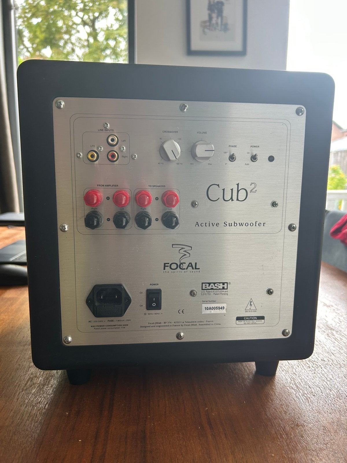 Focal Cub² Active Subwoofer, Audio, Tv en Foto, Ophalen of Verzenden, Gebruikt, Overige merken