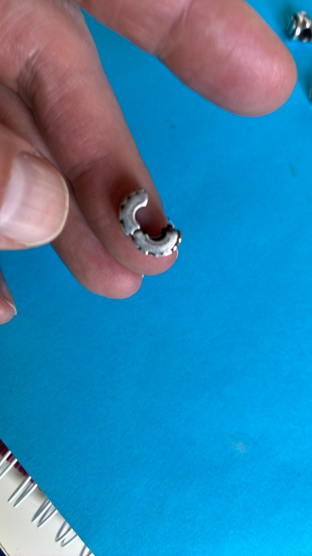 925 zilver pandora tussenschakel, Gebruikt, Pandora, Ophalen of Verzenden, 1 bedel