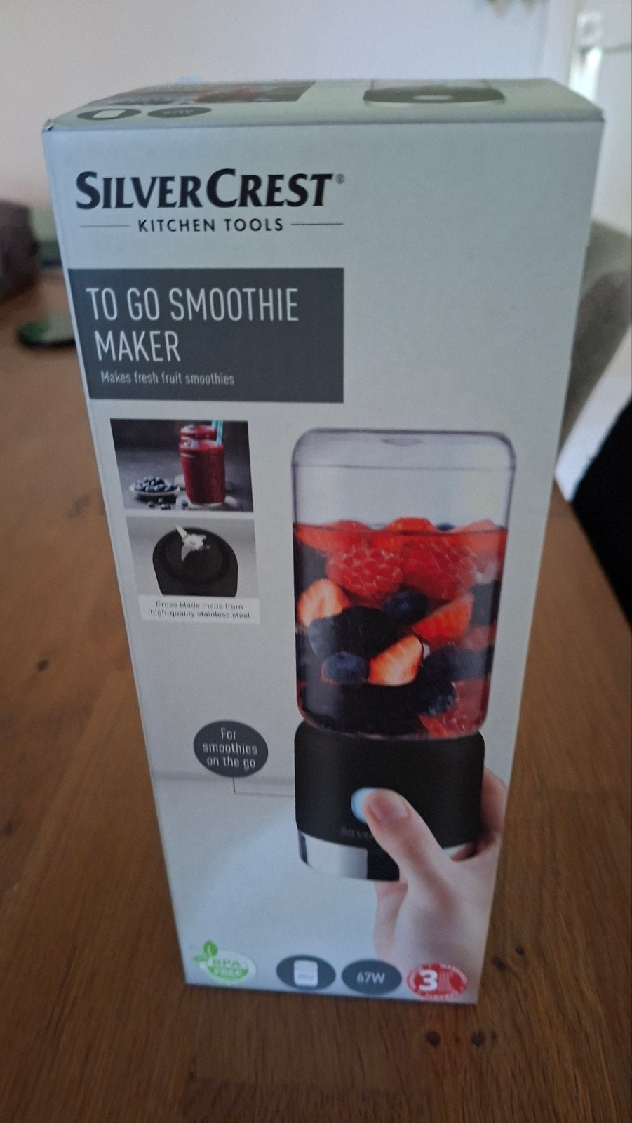 Oplaadbare kleine blender, Witgoed en Apparatuur, Blenders, Ophalen of Verzenden, Blender