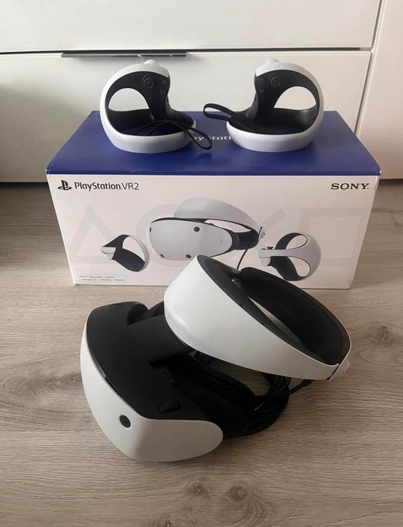Sony PS VR2 met controllers en OVP, Spelcomputers en Games, Virtual Reality, Ophalen of Verzenden, Gebruikt, VR-bril, Sony PlayStation