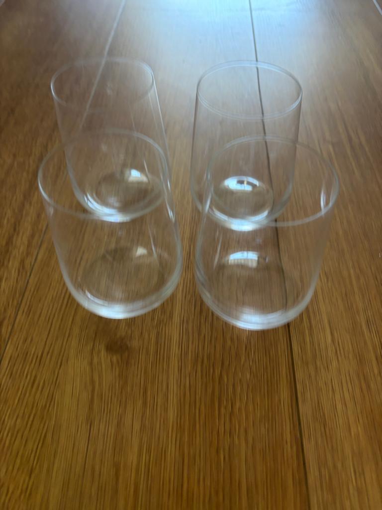 Spiegelau glazen - Set van 4 Capri, Ophalen of Verzenden, Zo goed als nieuw, Glas, Glas of Glazen