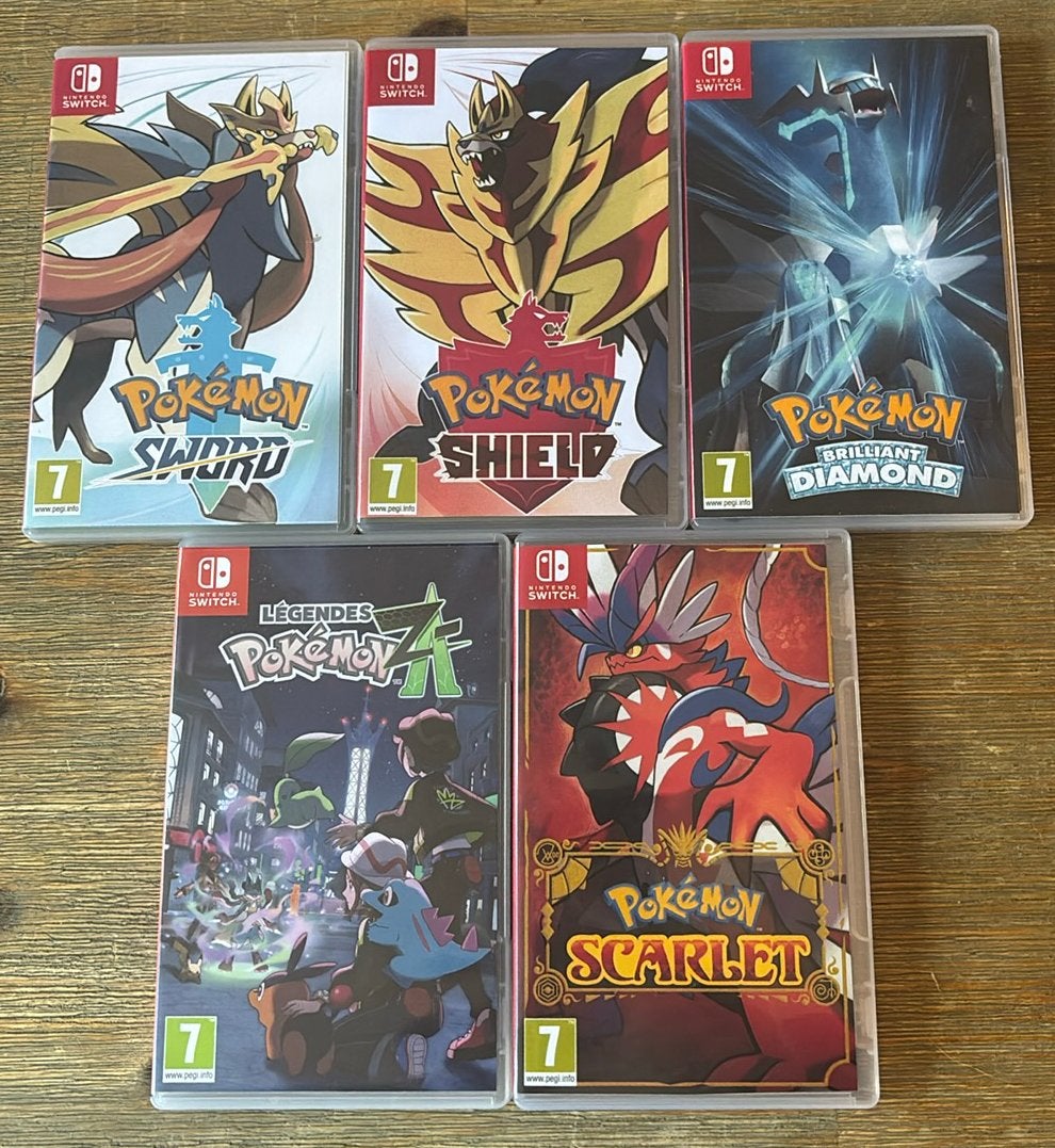 Vijf Pokemon games voor de Nintendo Switch en Switch 2, Spelcomputers en Games, Avontuur en Actie, ., 1 speler, Ophalen of Verzenden