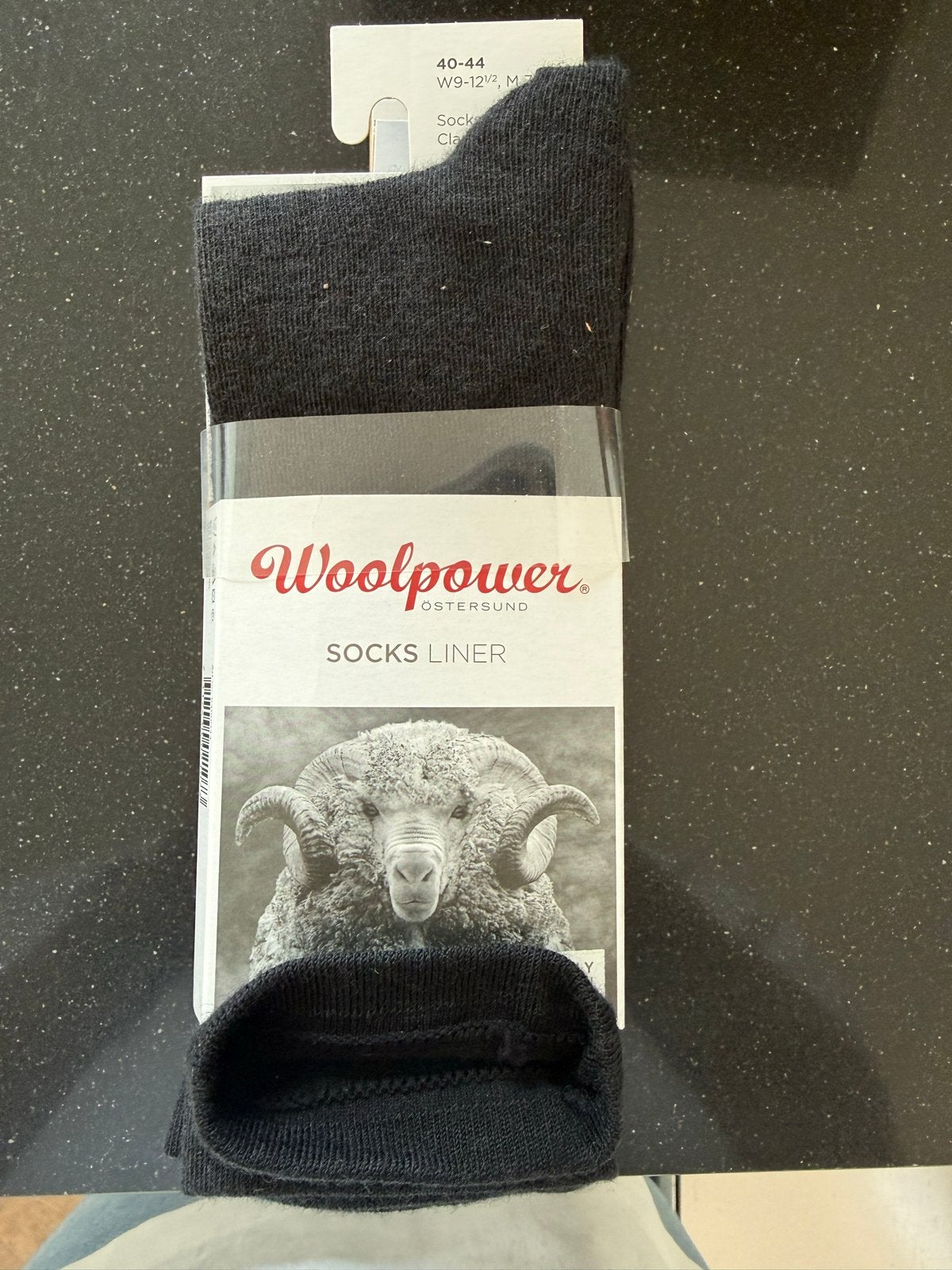 Woolpower Liner Sokken, maat 40/44 (5 paar), Sokken en Kniesokken, Zwart, Nieuw, Overige maten