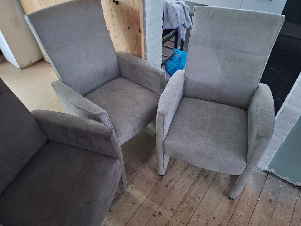gratis kamerstoelen, Huis en Inrichting, Stoelen, Ophalen, Gebruikt, Bruin, Stof
