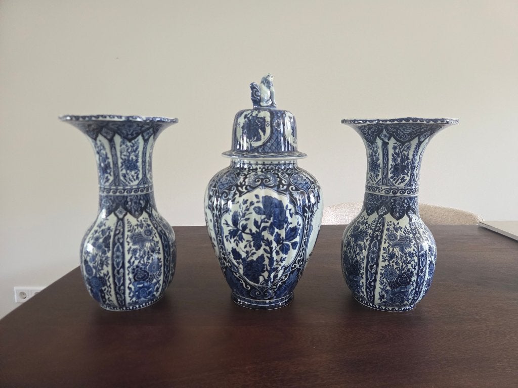 Porselein Delfts Blauw Kaststel, Ophalen