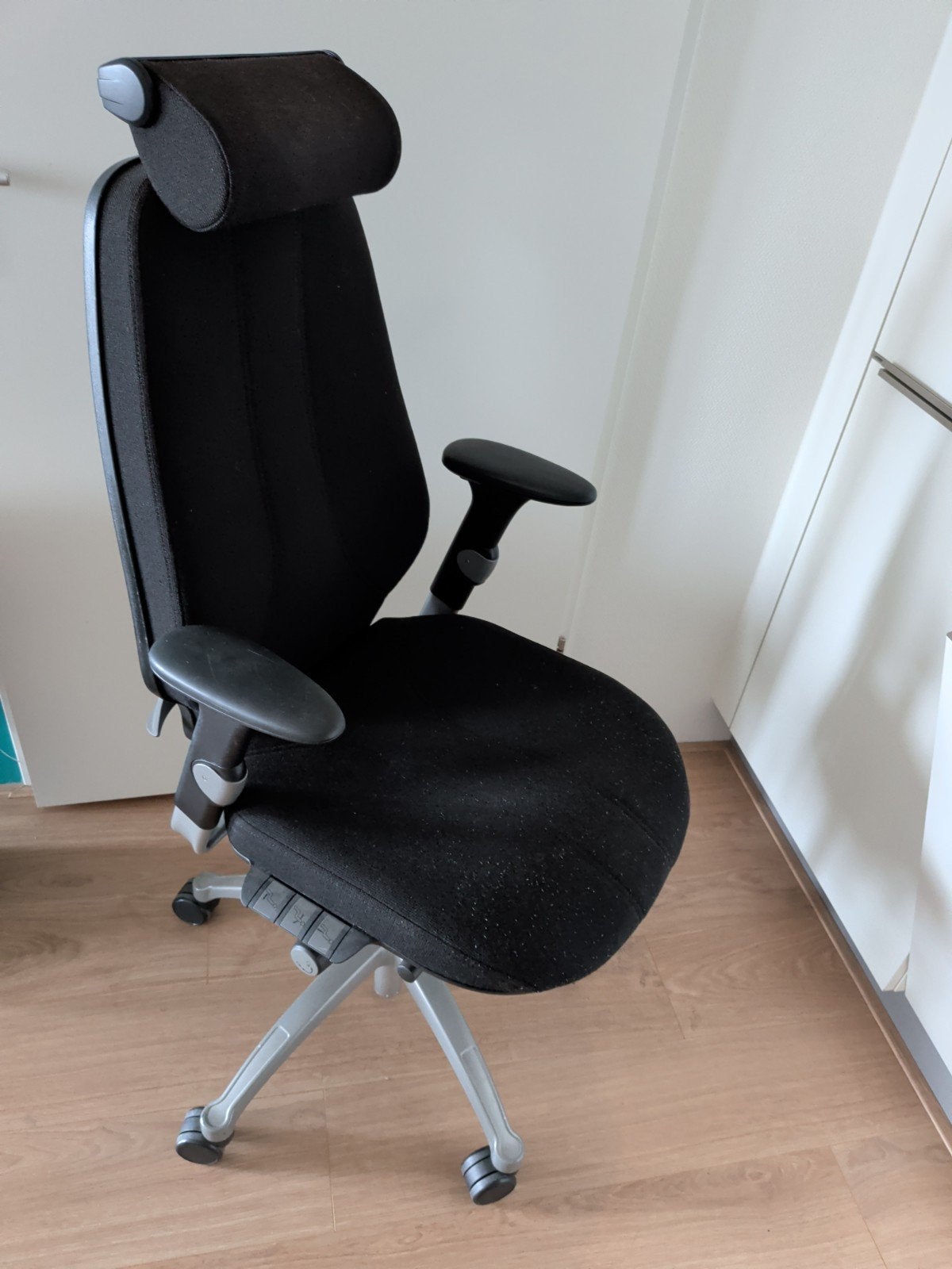 RH Logic 400 Bureaustoel - Ergonomisch en Verstelbaar, Ophalen, Zwart, Zo goed als nieuw, Bureaustoel