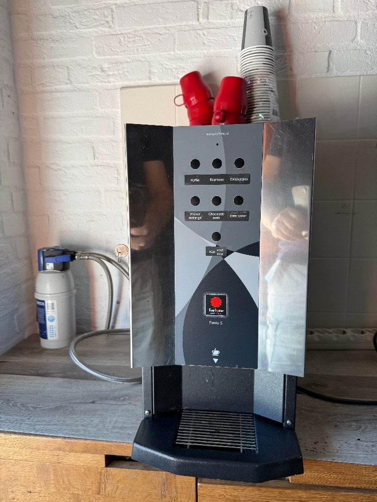 Fortune Passio S Koffiemachine met waterfilter en containers, Ophalen, Gebruikt, Gemalen koffie, 10 kopjes of meer
