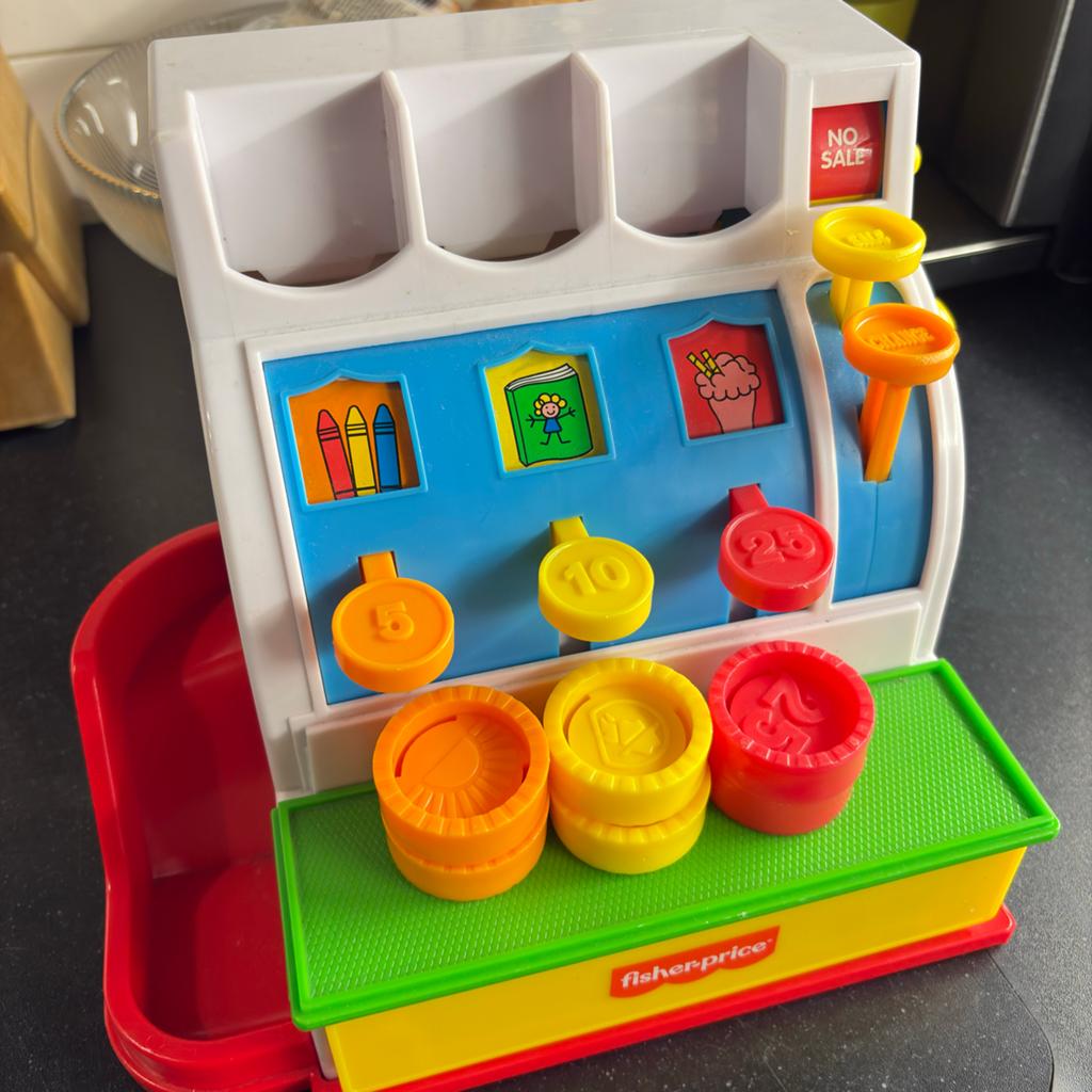 Fisher-Price Kassa - Compleet en in Nieuwstaat, Ophalen of Verzenden, Zo goed als nieuw, Jongen of Meisje
