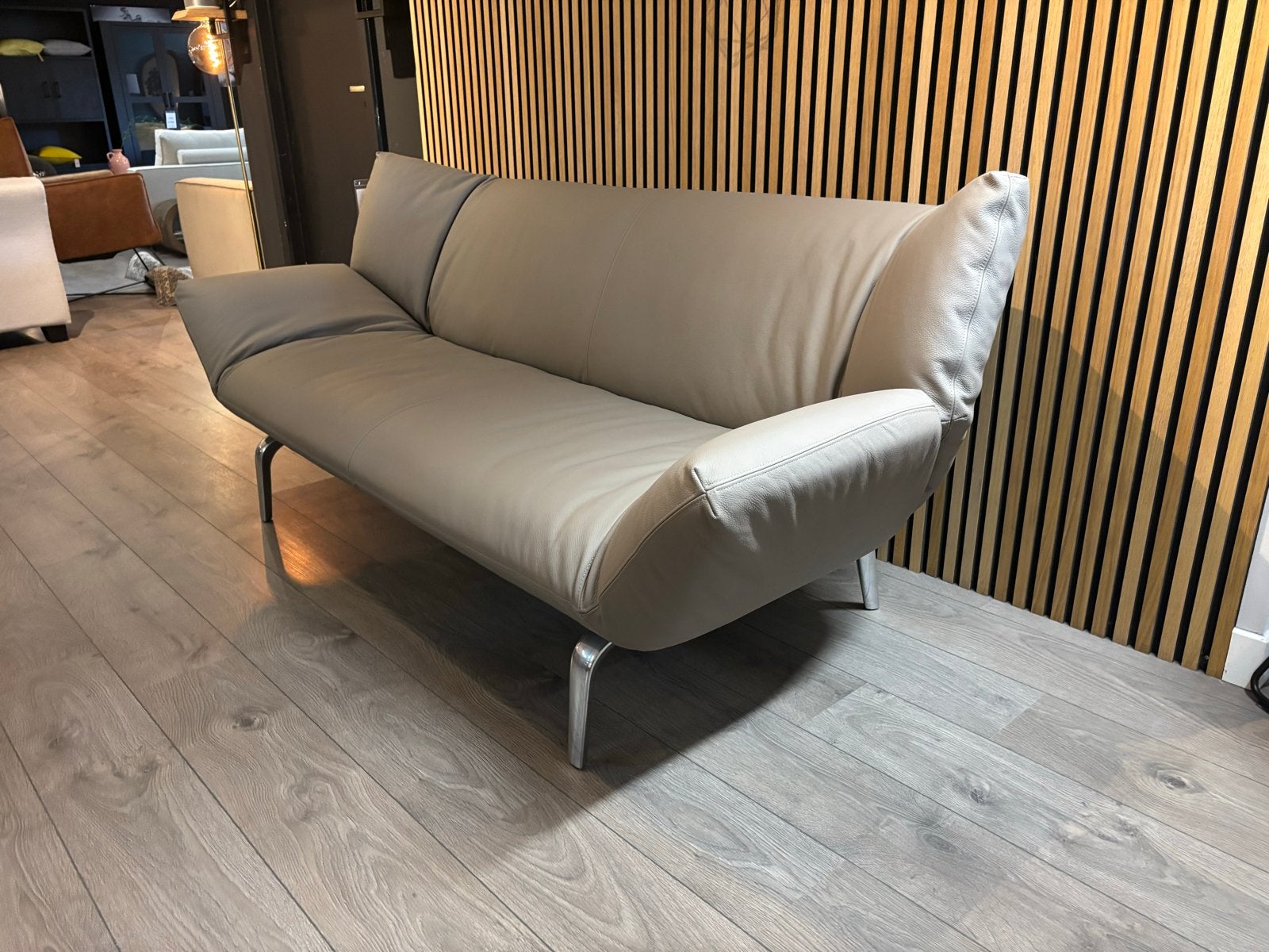 Leolux Devon leder senso, Driepersoons, Ophalen of Verzenden, Zo goed als nieuw, 200 tot 250 cm