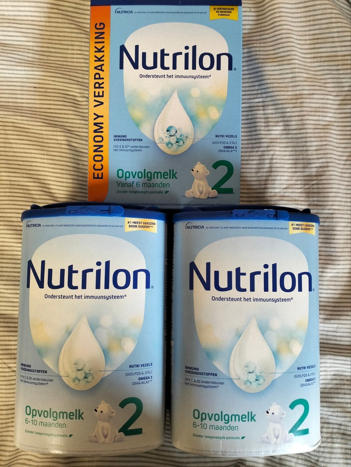 Nieuwe 3x Nutrilon Opvolgmelk 2 (6-10 maanden), Ophalen of Verzenden, Nieuw, Overige typen, Nutrilon
